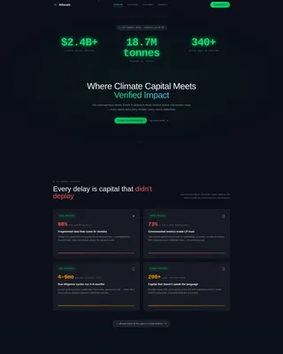 CleanTech Startup Specialist Professional Website Template