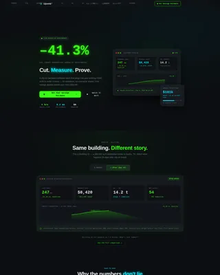 Cleantech HVAC Energy Landing Page Template