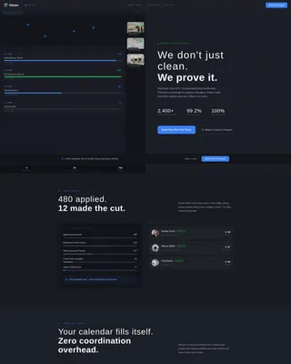 Professional Cleaning Service Proof-Led Booking Website Template