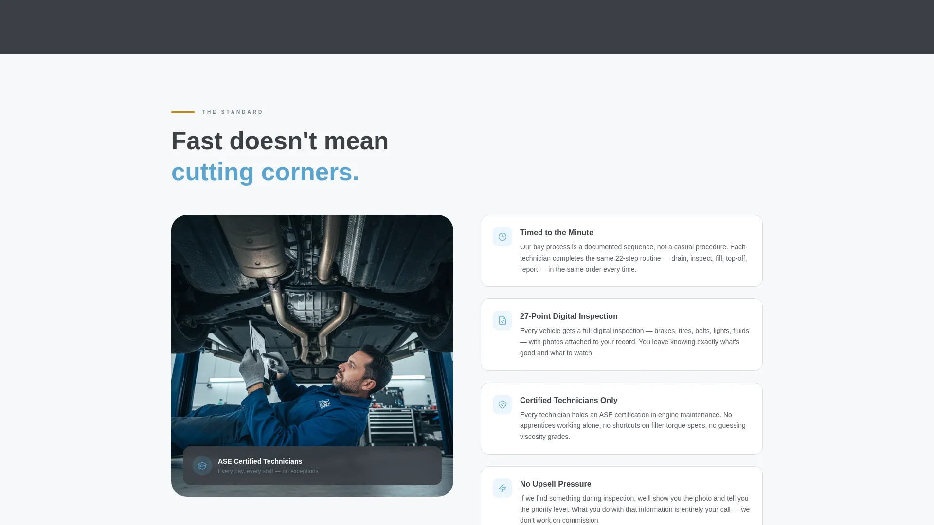Highimpact Oilchange Landing Page Template