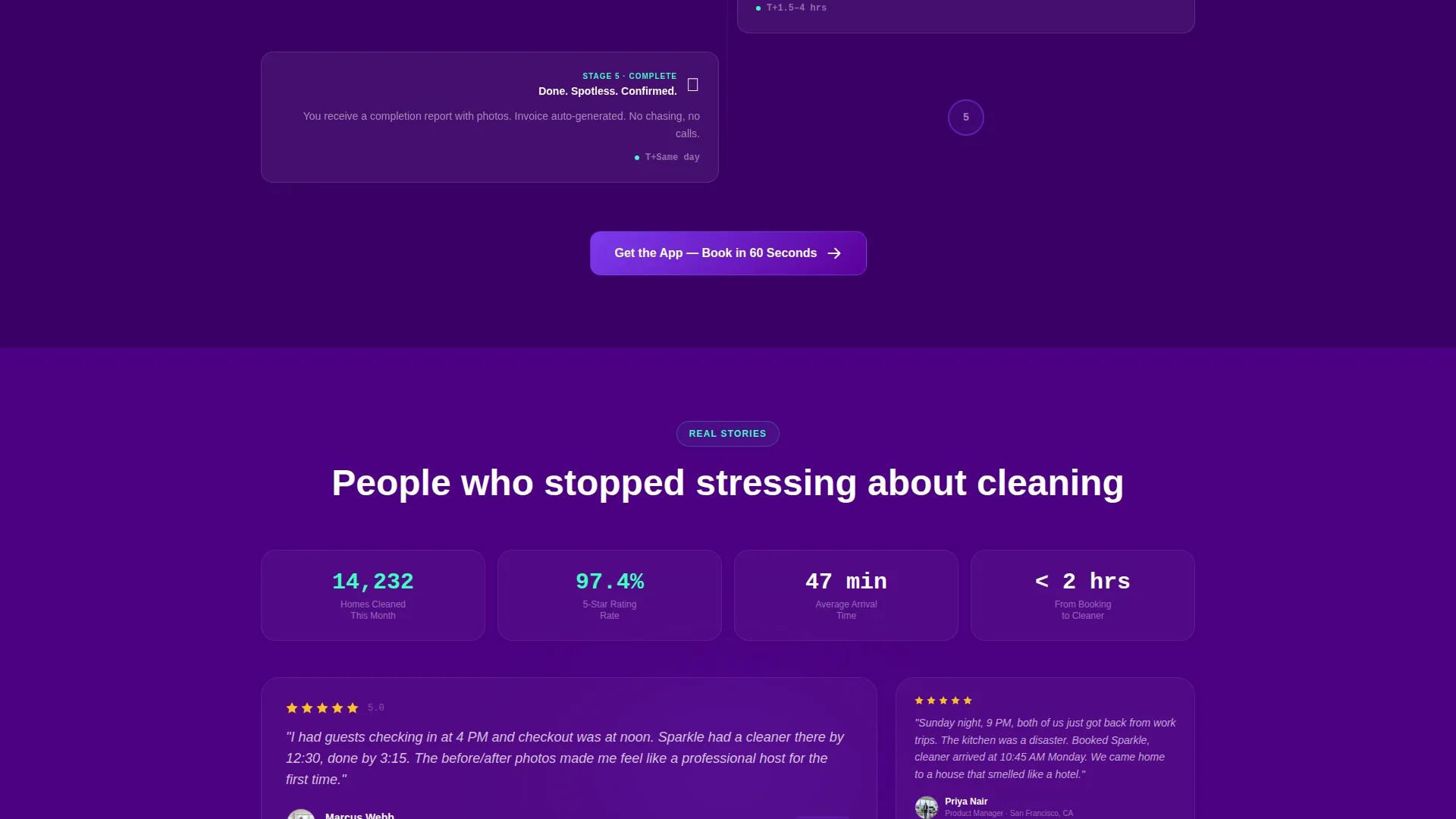 Cleaning Service Digital Presence Booking Website Template