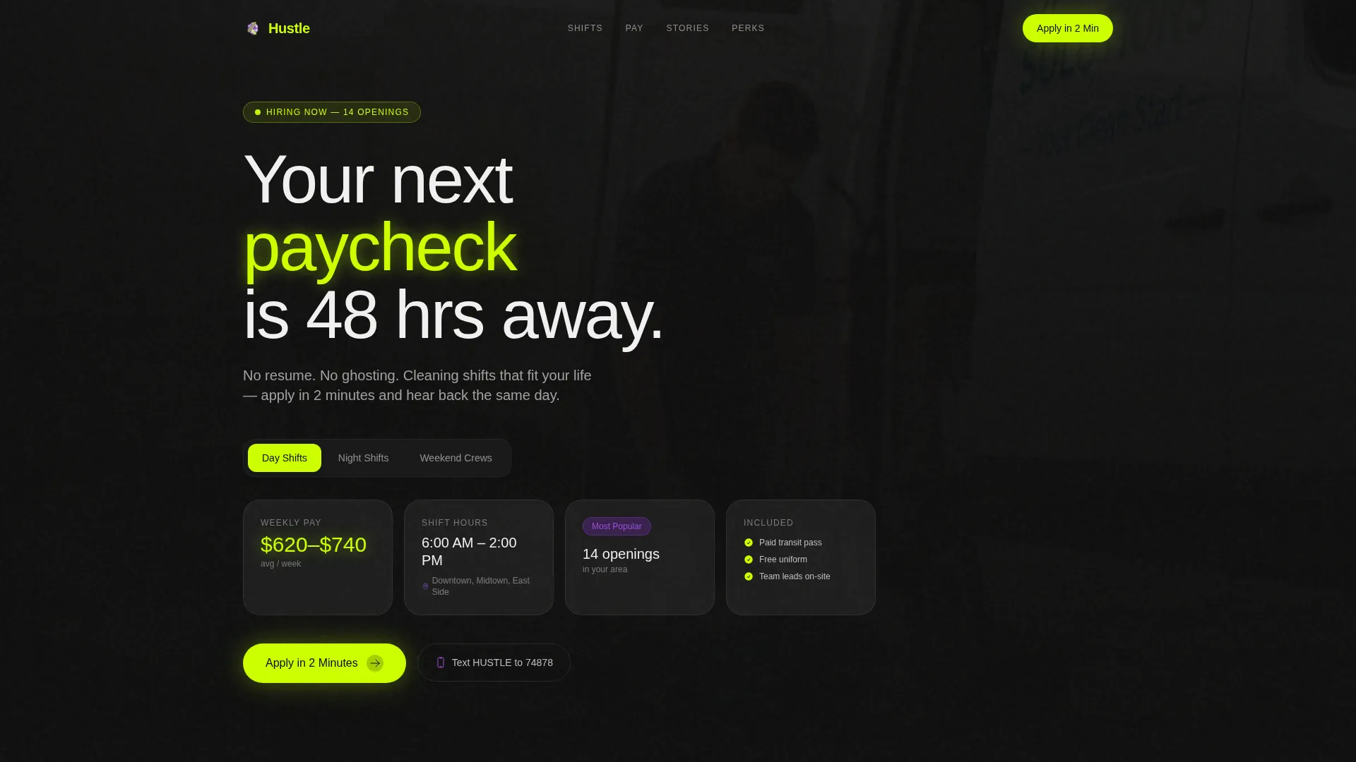 Cleaning Service Careers & Staff Recruitment Website Template