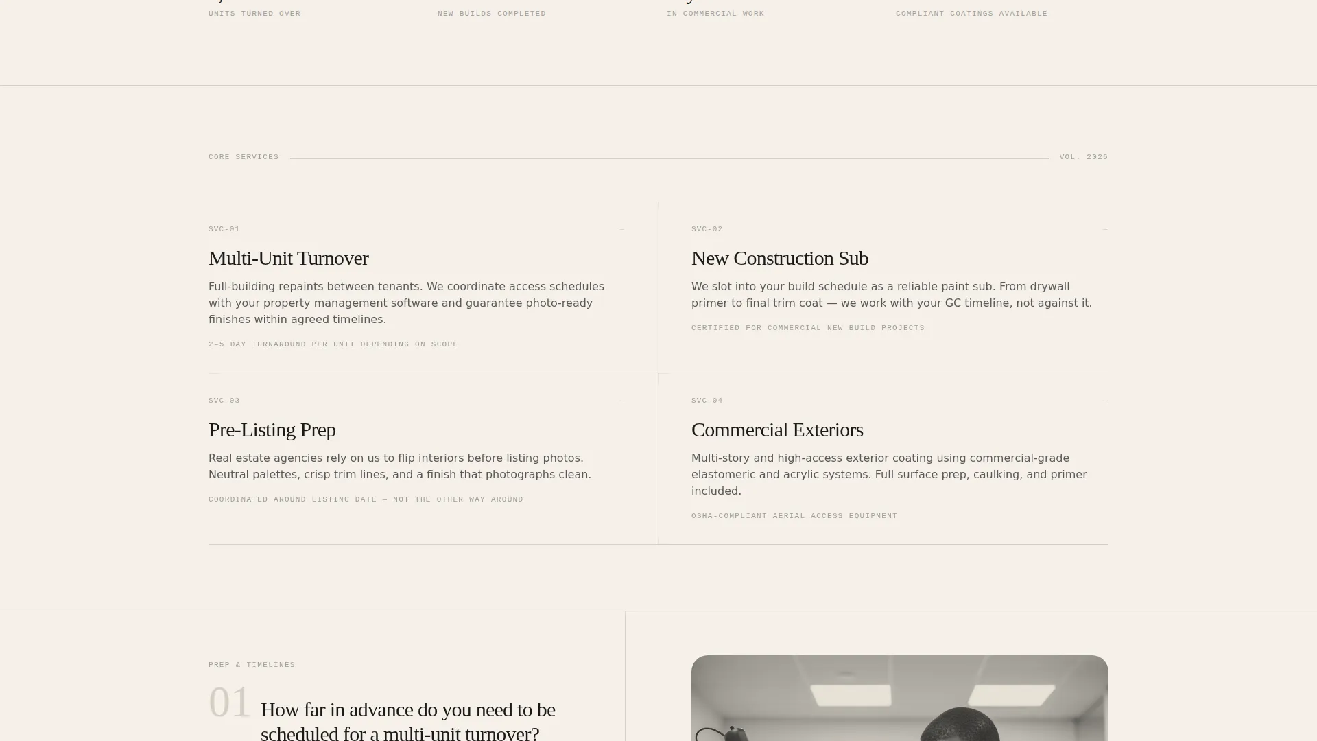 House Painting B2B Landing Page Template