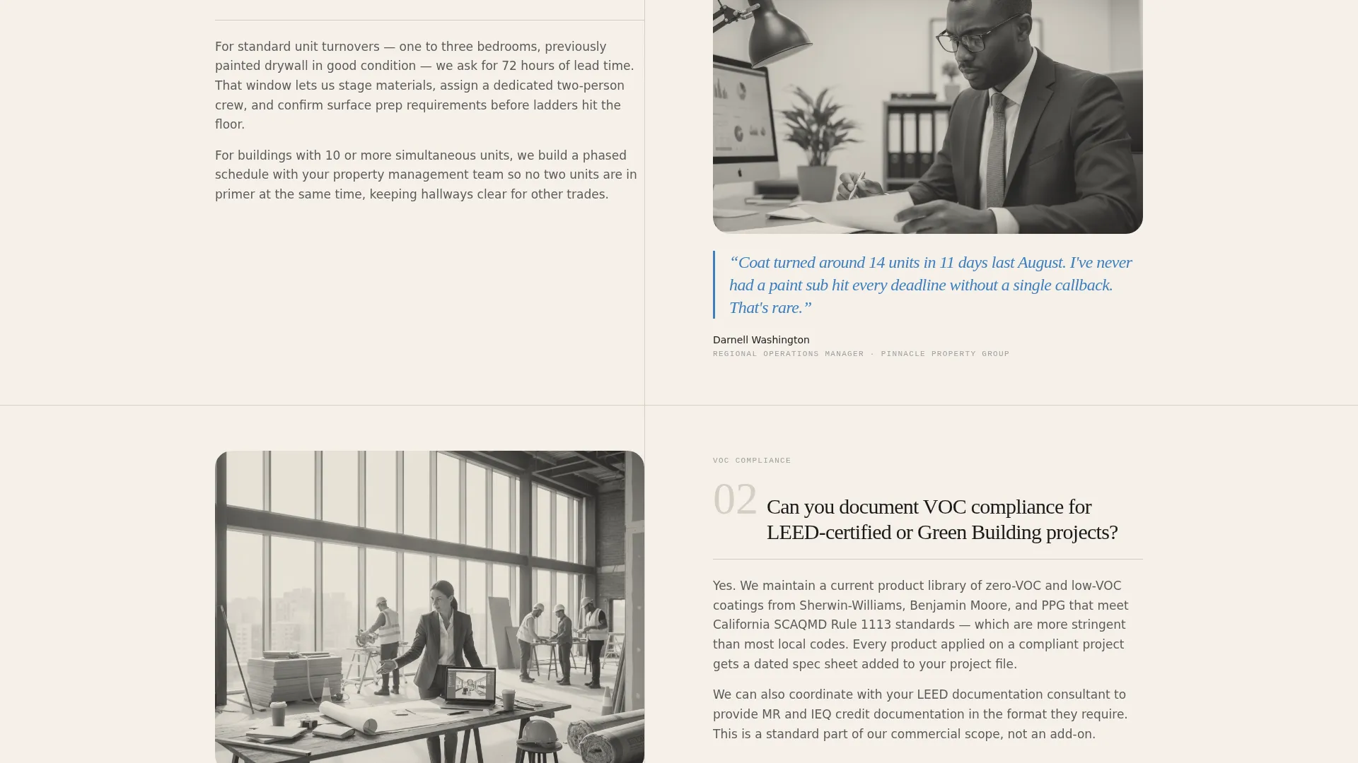 House Painting B2B Landing Page Template