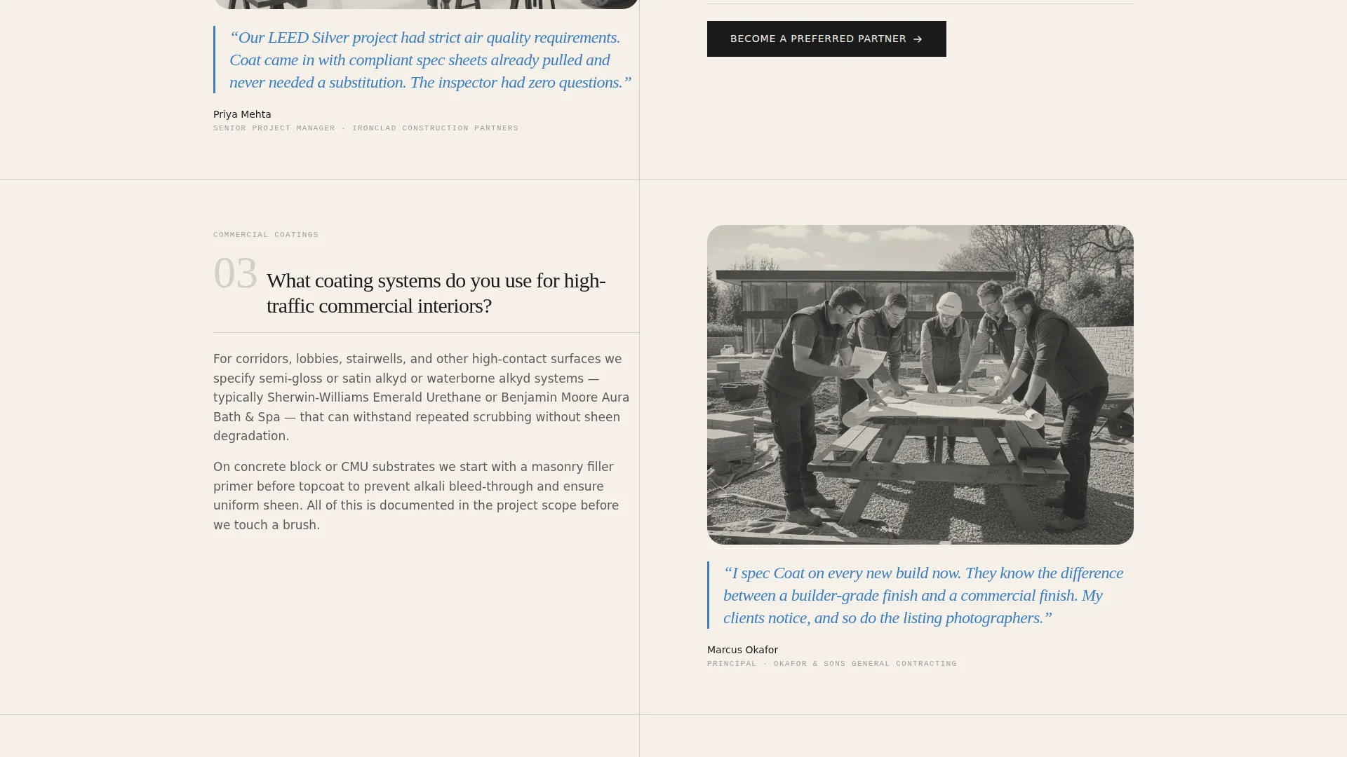 House Painting B2B Landing Page Template