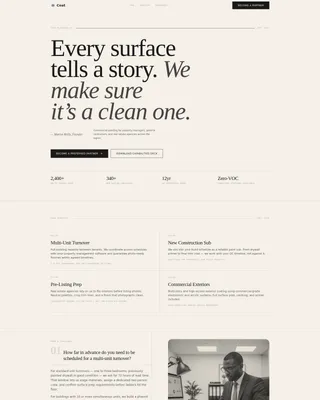 House Painting B2B Landing Page Template