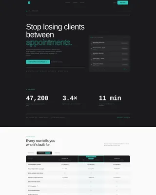 Cleaning Service Email Newsletter Landing Page