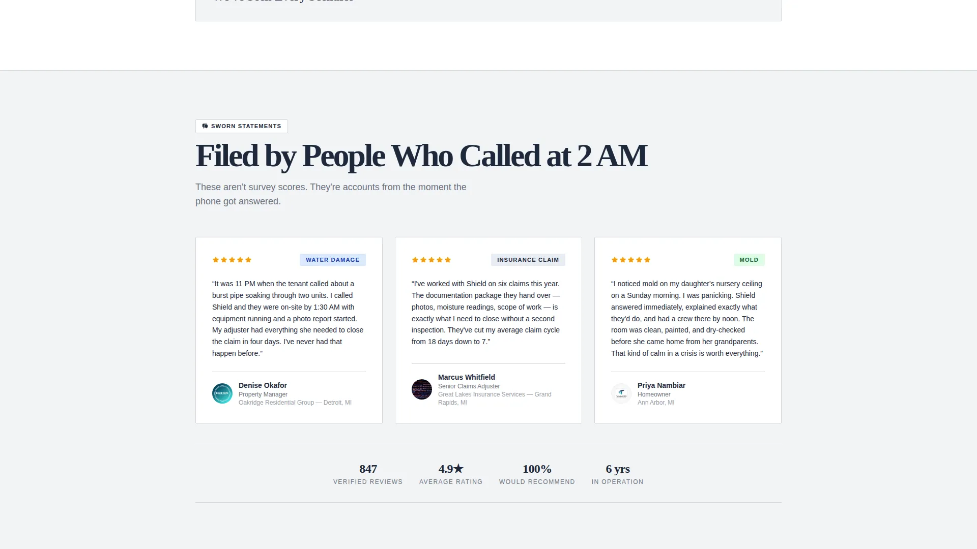 Emergency Painter Landing Page Template