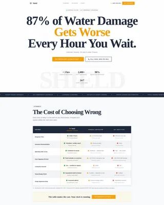 Emergency Painter Landing Page Template
