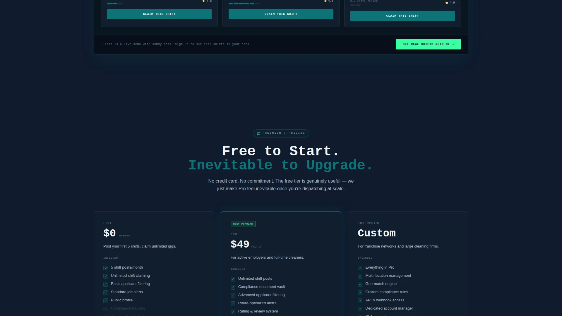 Cleaning Service Digital Presence Professional Website Template