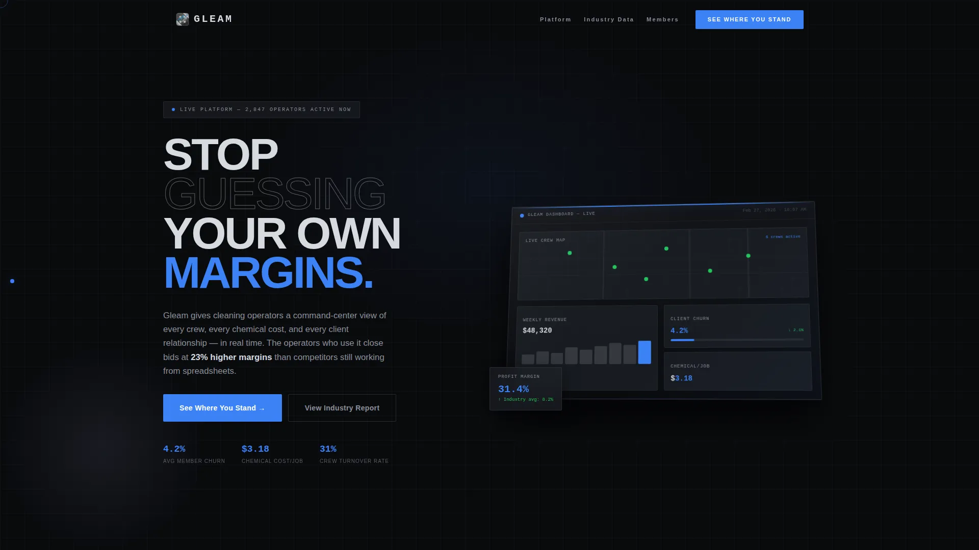 Cleaning Service Digital Presence Reviews Website Template