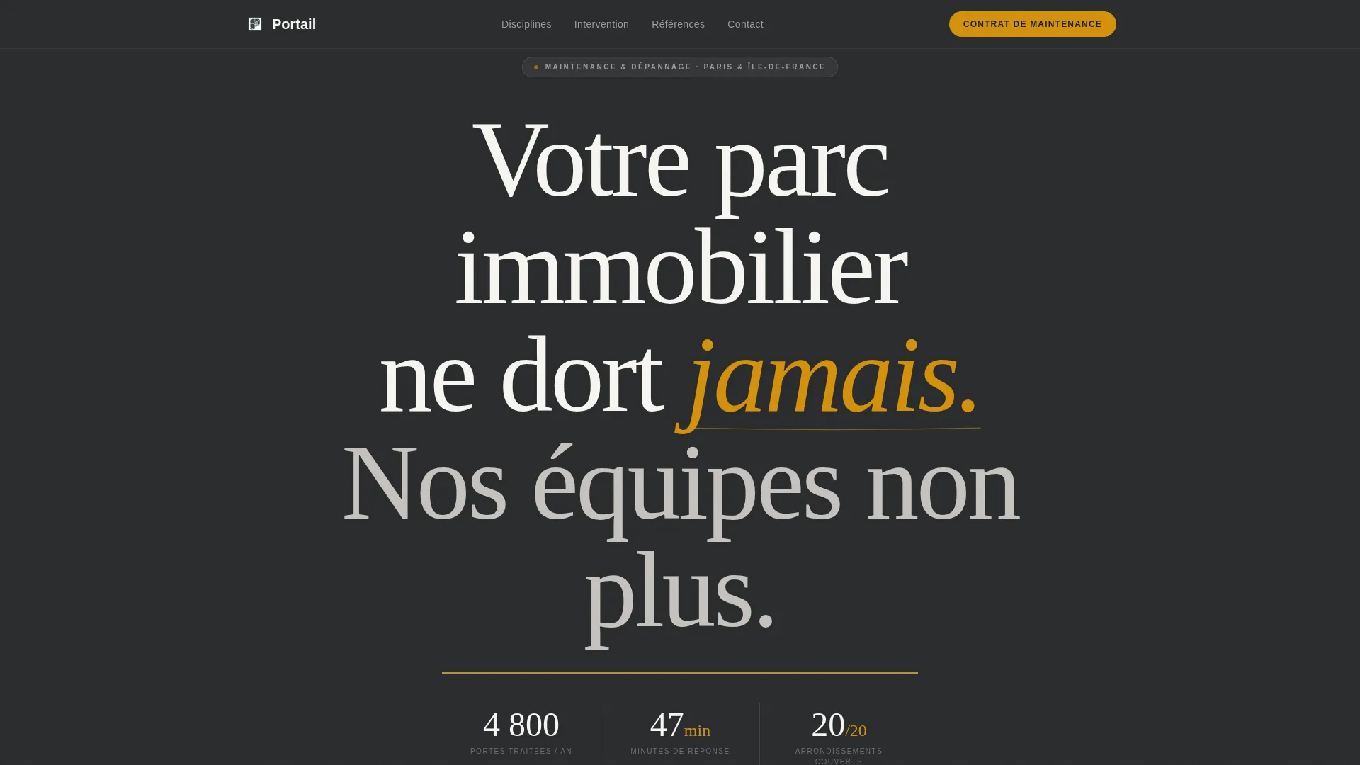 Precision Property Landing Page Template