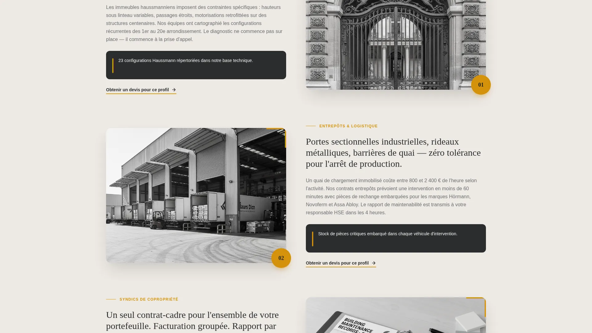 Precision Property Landing Page Template