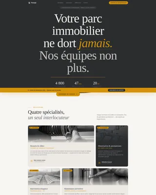 Precision Property Landing Page Template