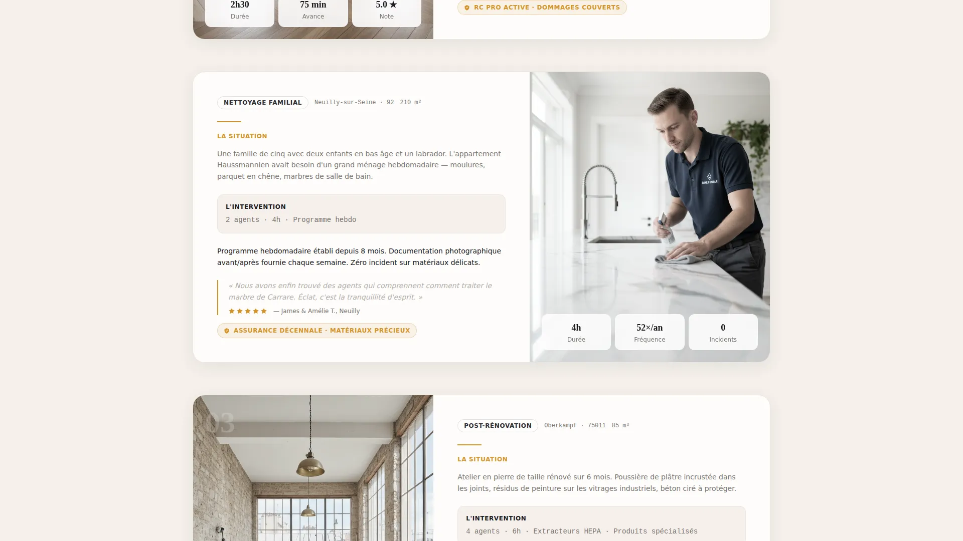 Trusted Cleaning Landing Page Template