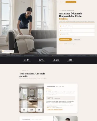Trusted Cleaning Landing Page Template