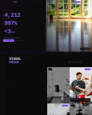 Minimalist Cleaning Landing Page Template
