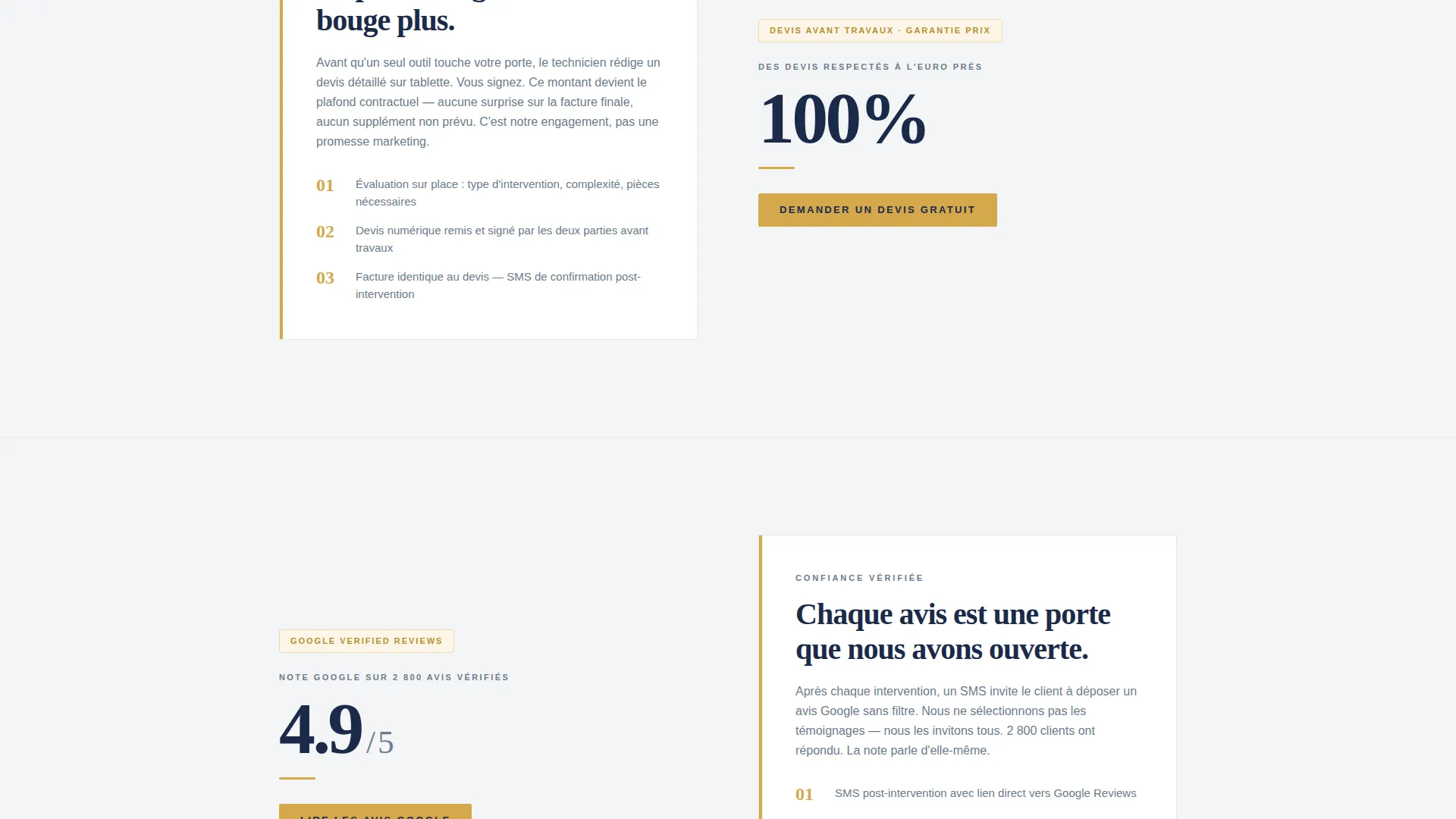 Paris Locksmith Booking Landing Page Template