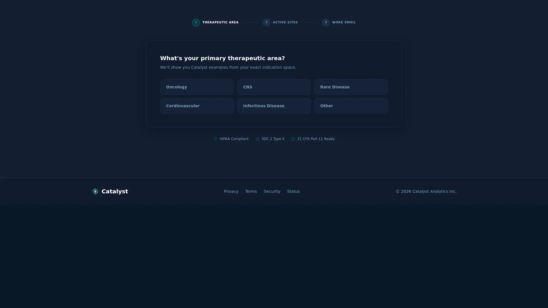 Clinical Trial Vertical SaaS Professional Website Template