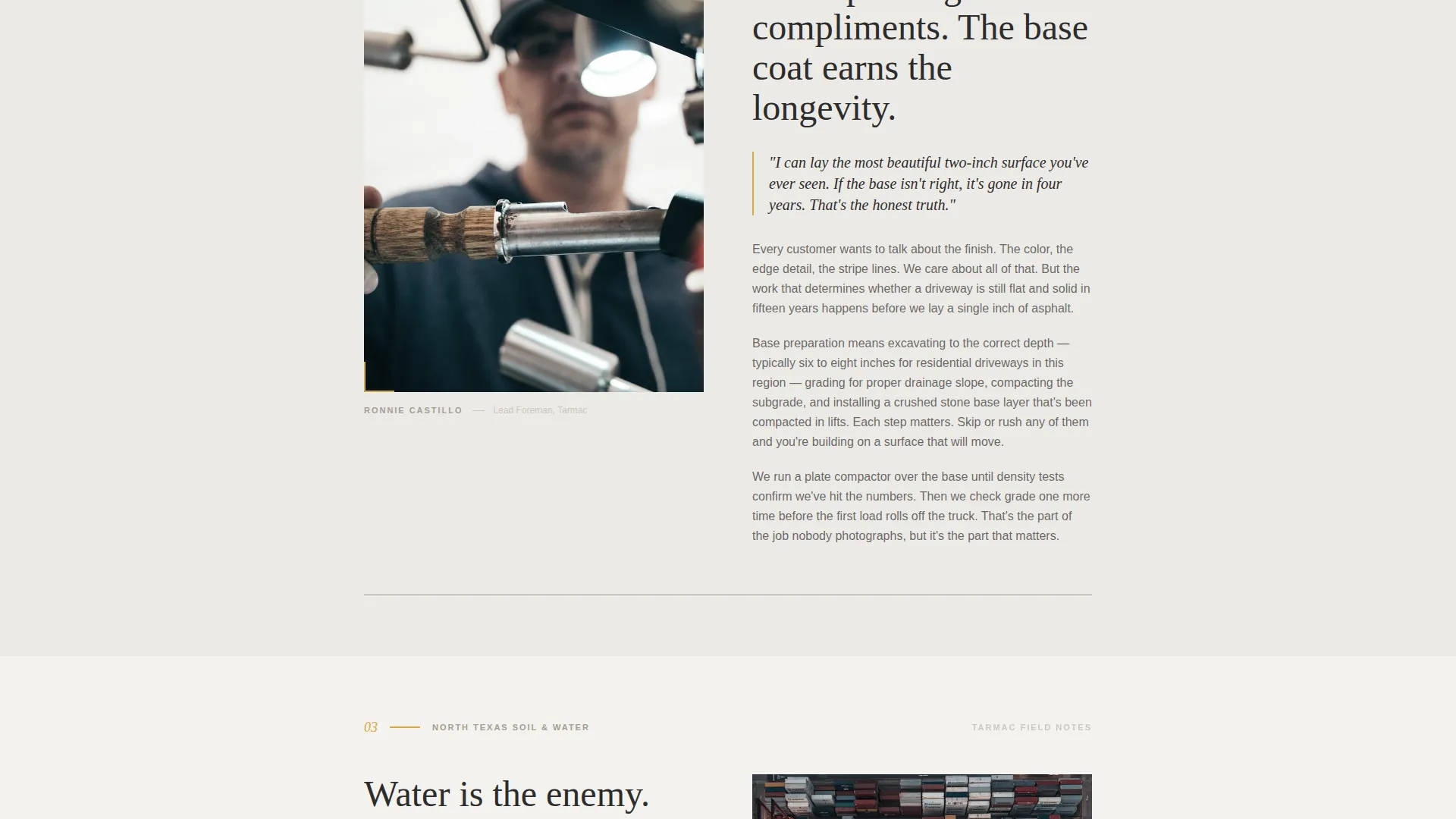 Expert Paving Contractor Landing Page Template