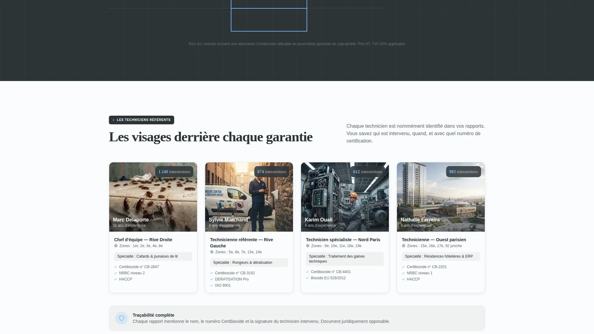 Certified Pest Control Landing Page Template