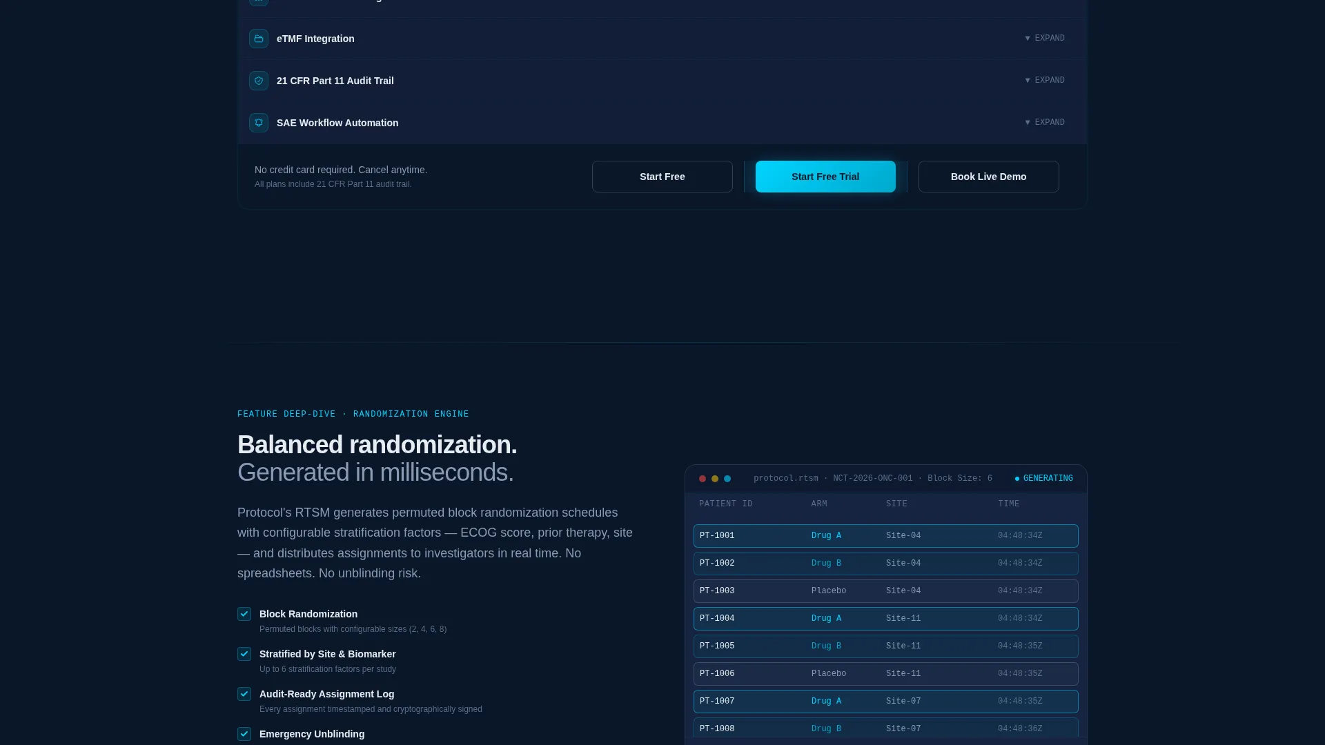 Clinical Trial Vertical SaaS Directory Website Template