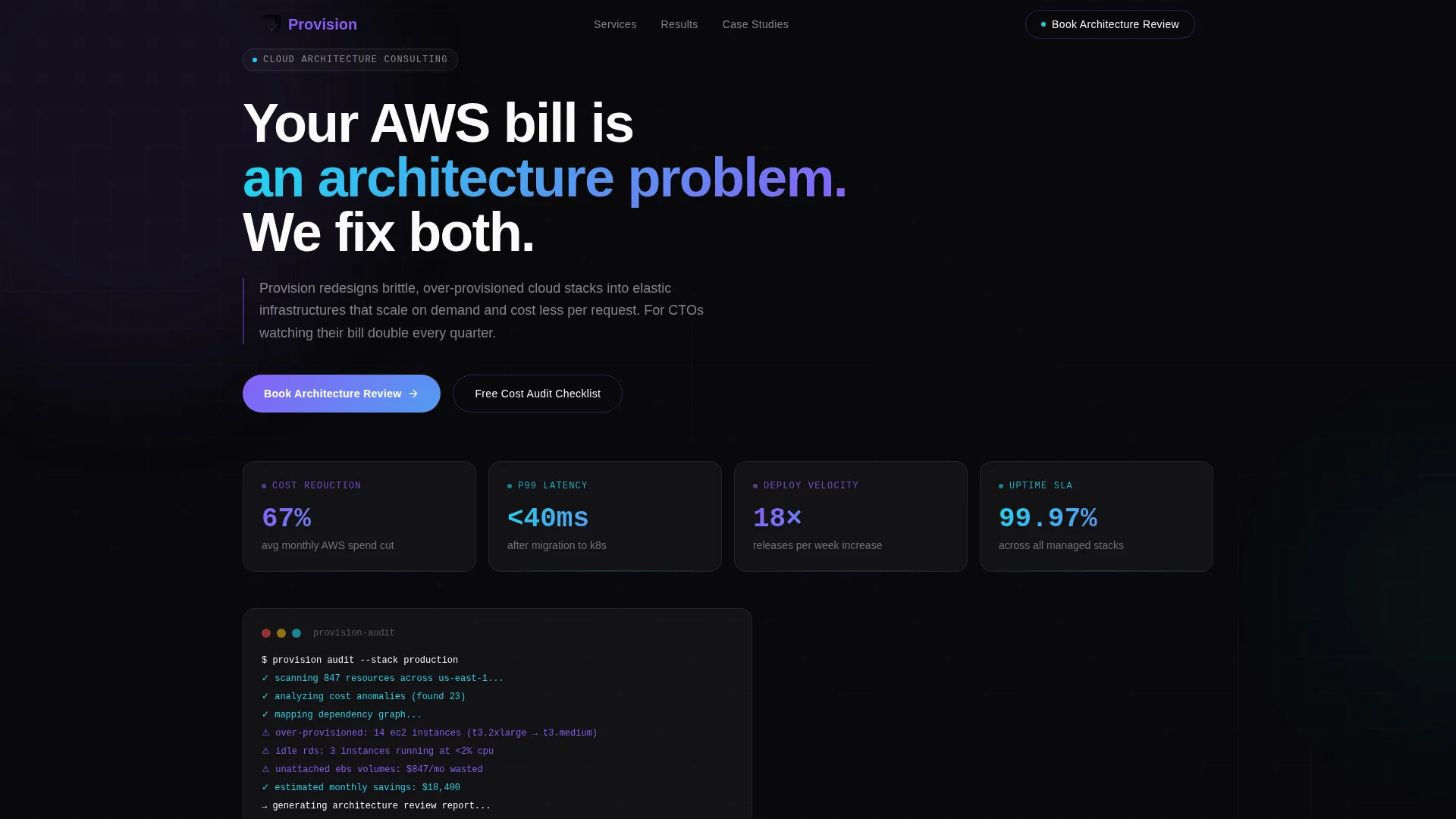 IT Services & Consulting Portfolio Website Template