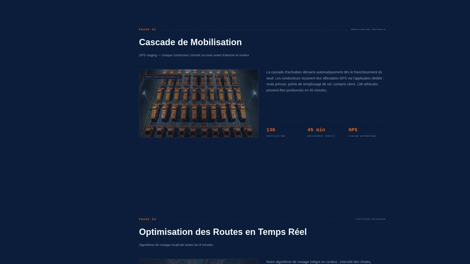 Paris Snow Removal B2B Landing Page Template