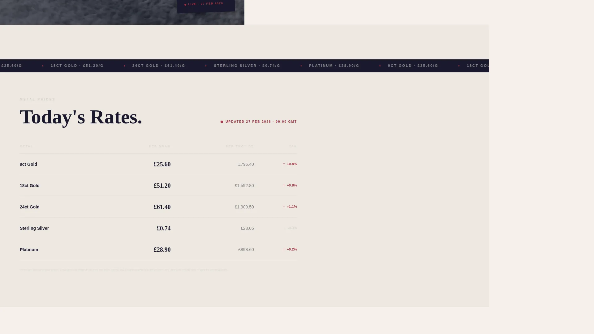 Pawnbroker Booking Landing Page Template
