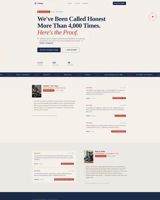 Credible Pawn Broker Landing Page Template