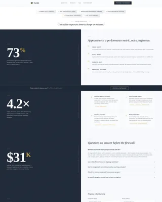 Executive Stylist Landing Page Template