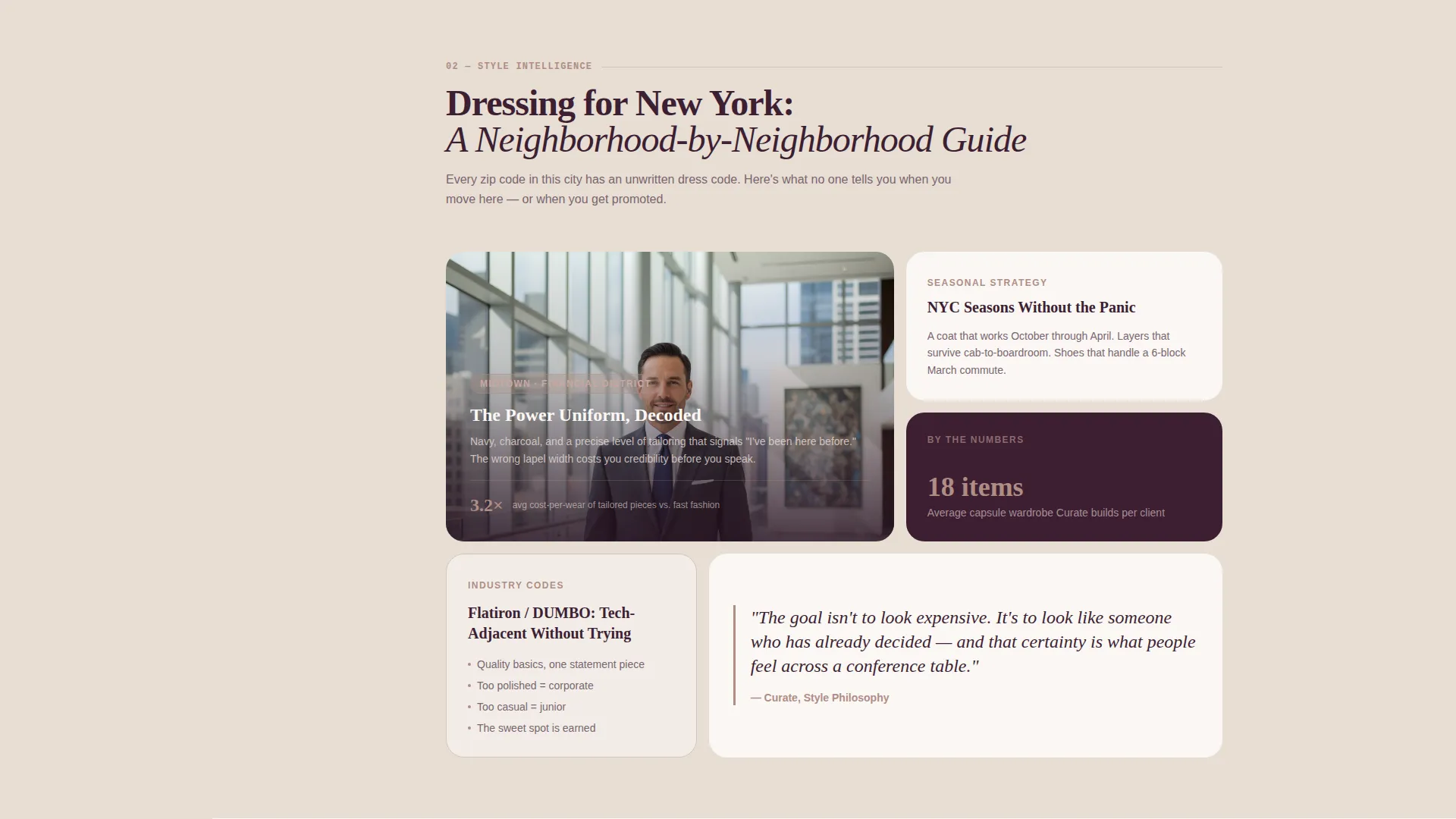 Personal Stylist Booking Landing Page Template