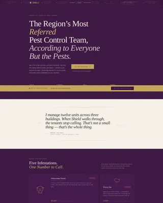 Pest Control Free Estimate Landing Page Template