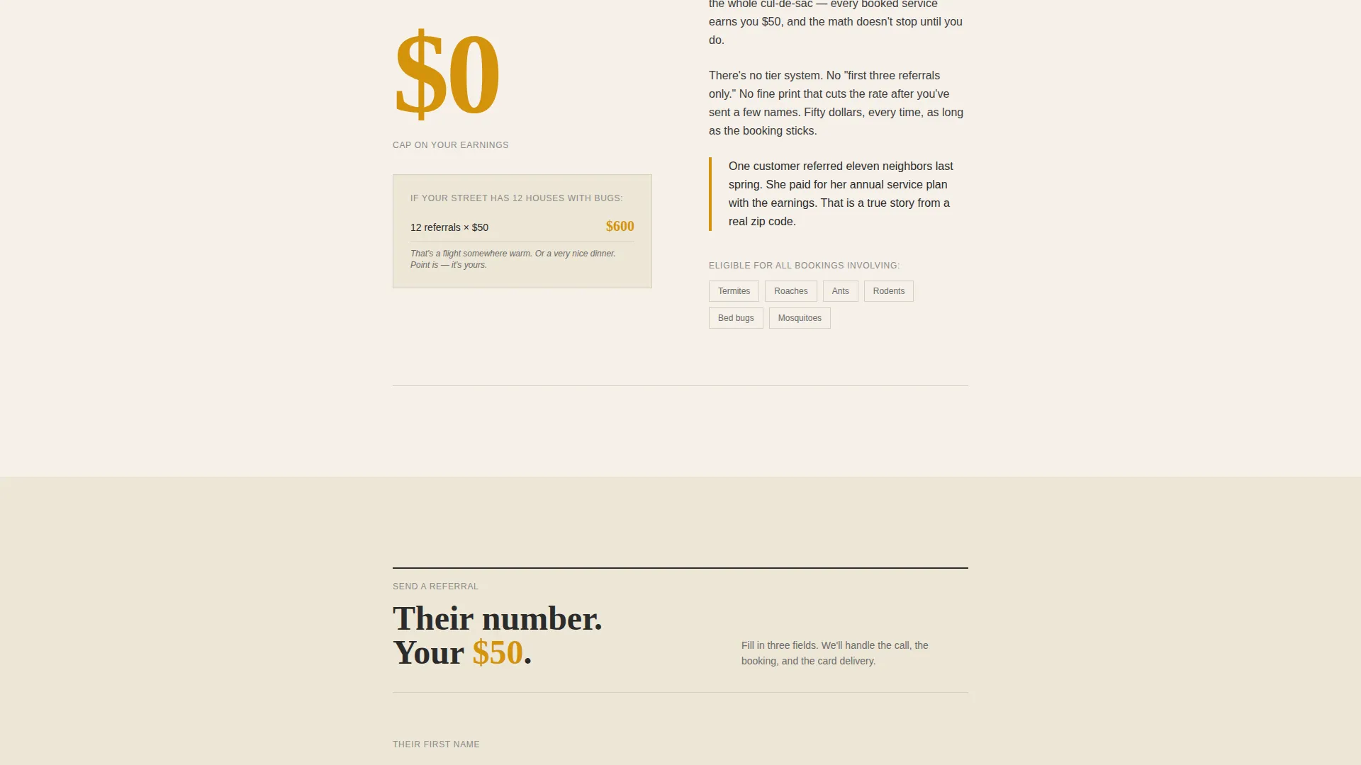 Editorial Pestcontrol Landing Page Template
