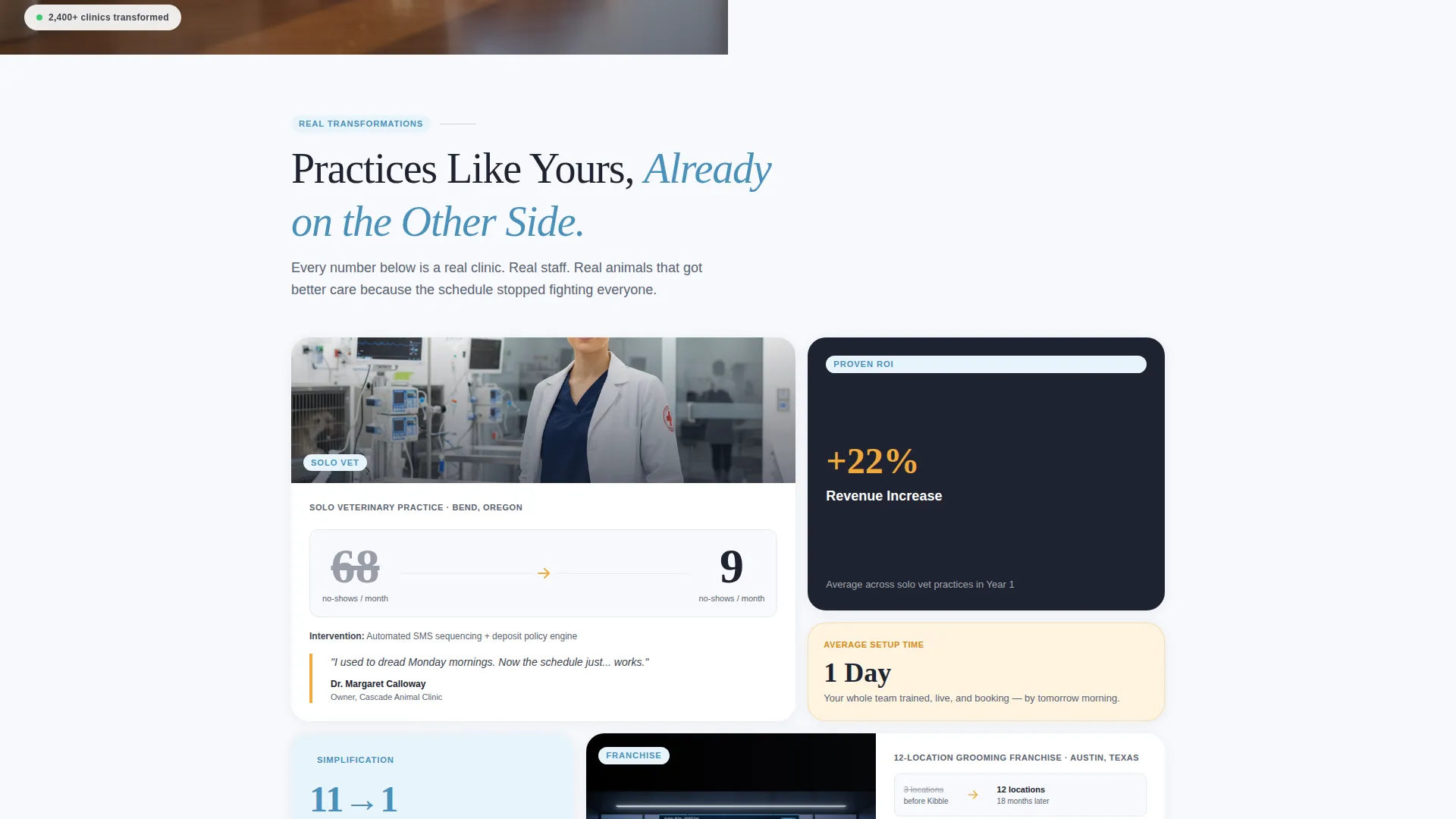 Pet Care Consultancy Landing Page Template