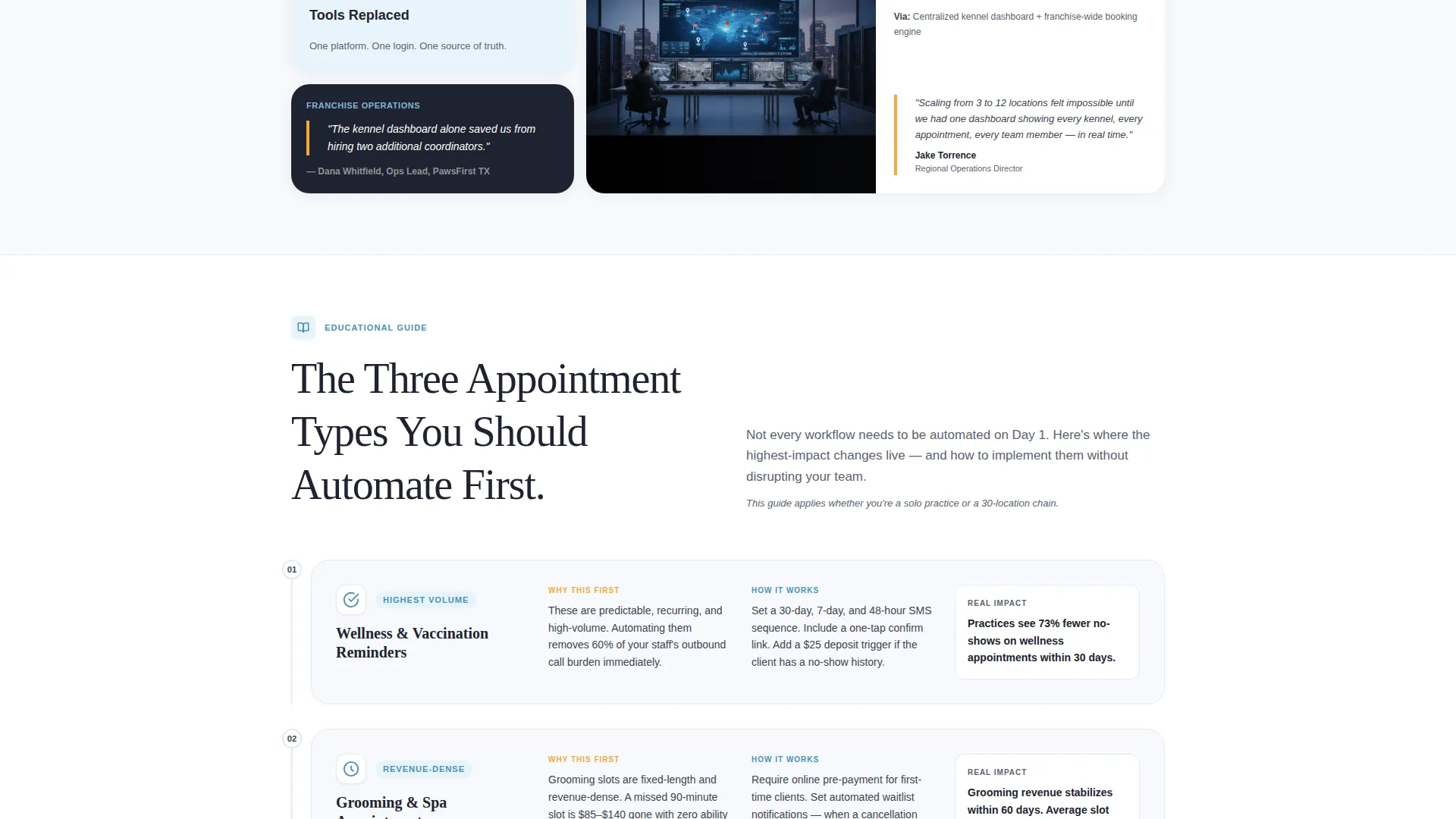 Pet Care Consultancy Landing Page Template