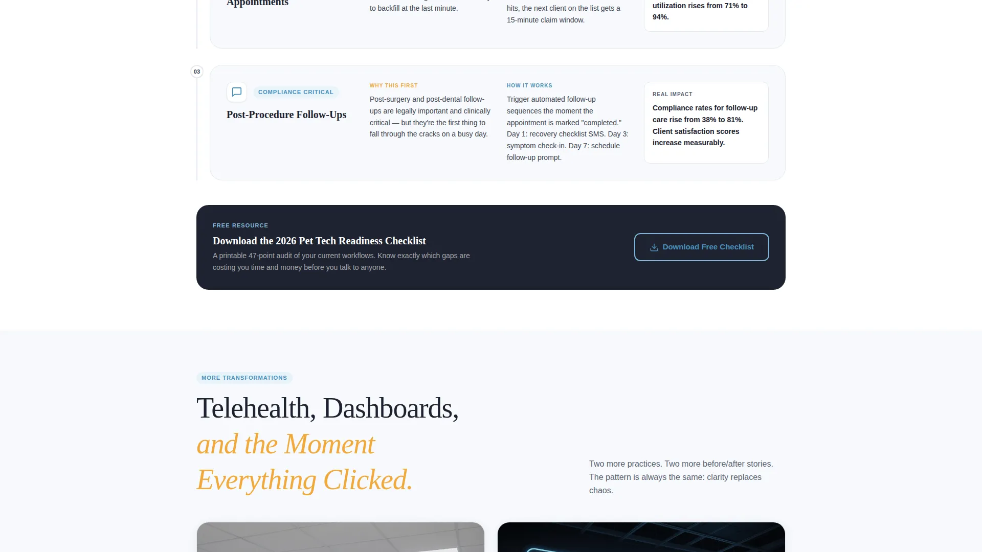 Pet Care Consultancy Landing Page Template