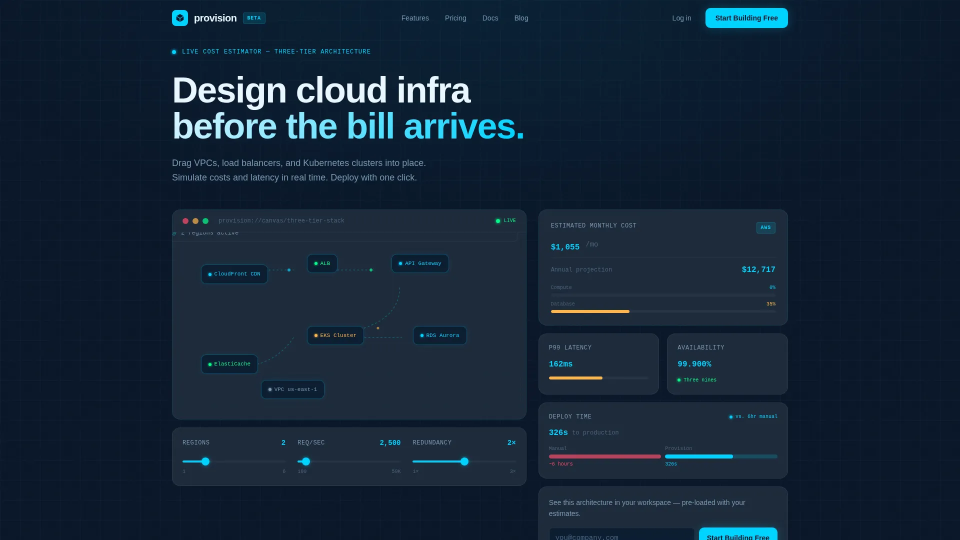Cloud Architecture Landing Page Template