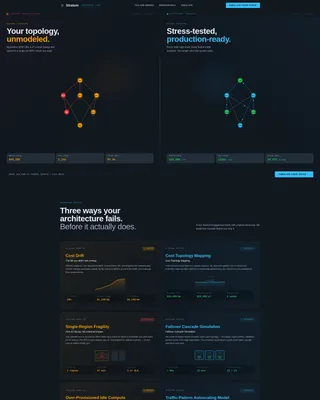 Cloud Architecture Research Lab Landing Page Template