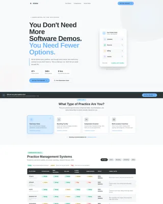 Pet Care Tech Consultant Landing Page Template