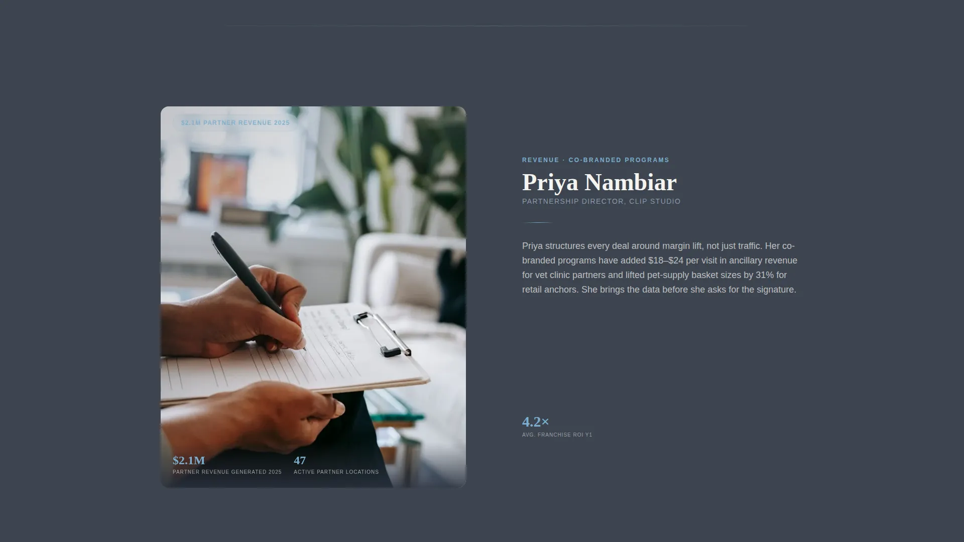 Executive Pet Groomer B2B Partnership Landing Page Template