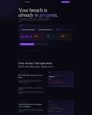 Cybersecurity Cost Calculator Website Template