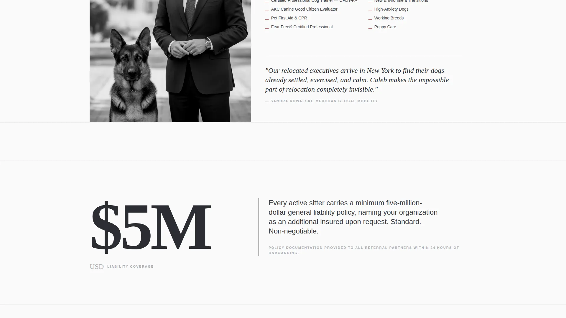 Emergency Pet Care Landing Page Template