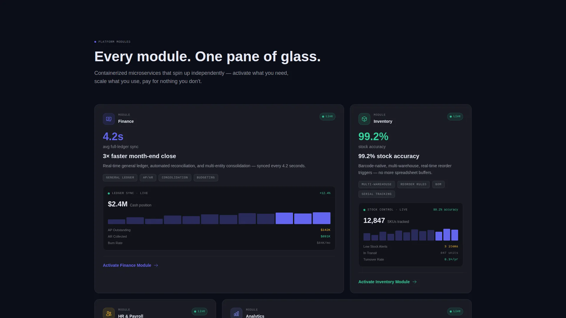 Cloud-Native Enterprise Software Specialist Professional Website Template