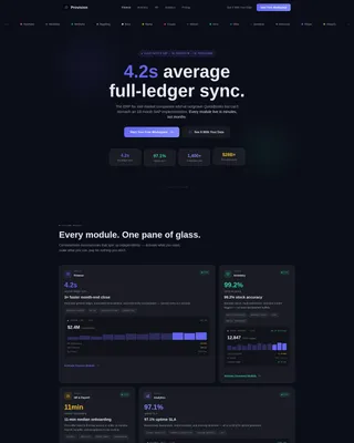 Cloud-Native Enterprise Software Specialist Professional Website Template