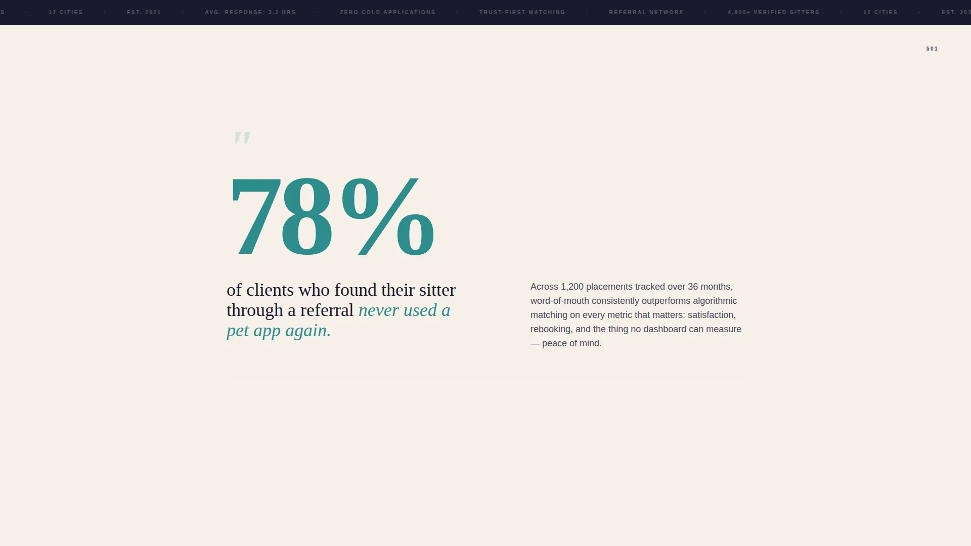 Pet Sitter Referral Program Landing Page Template