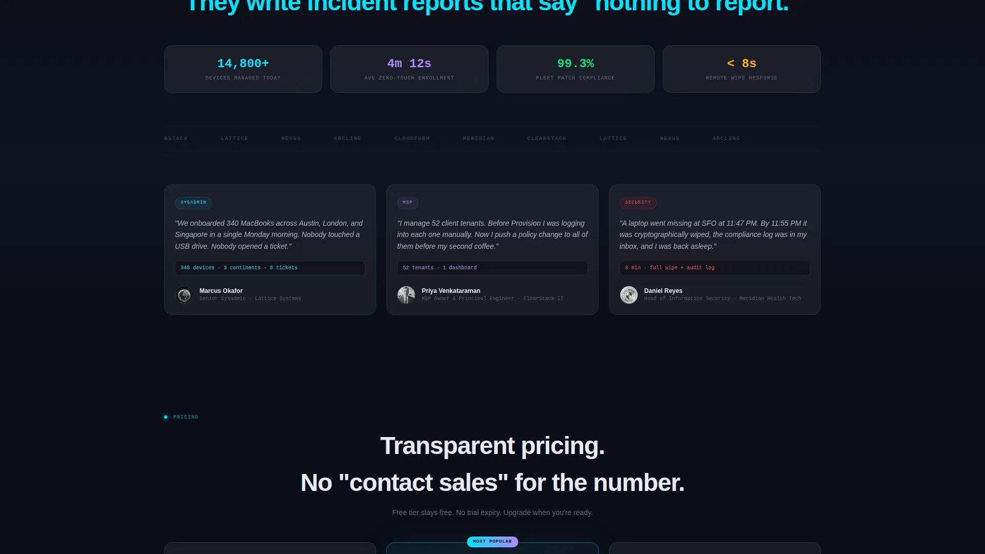 Cloud-Native Enterprise Software Cost Calculator Website Template