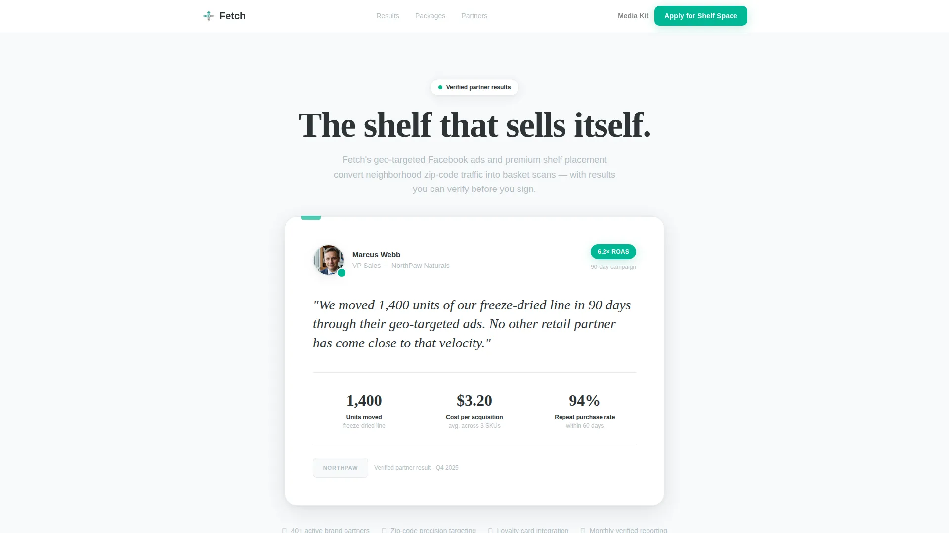 Pet Store Facebook Ads Partnership Landing Page