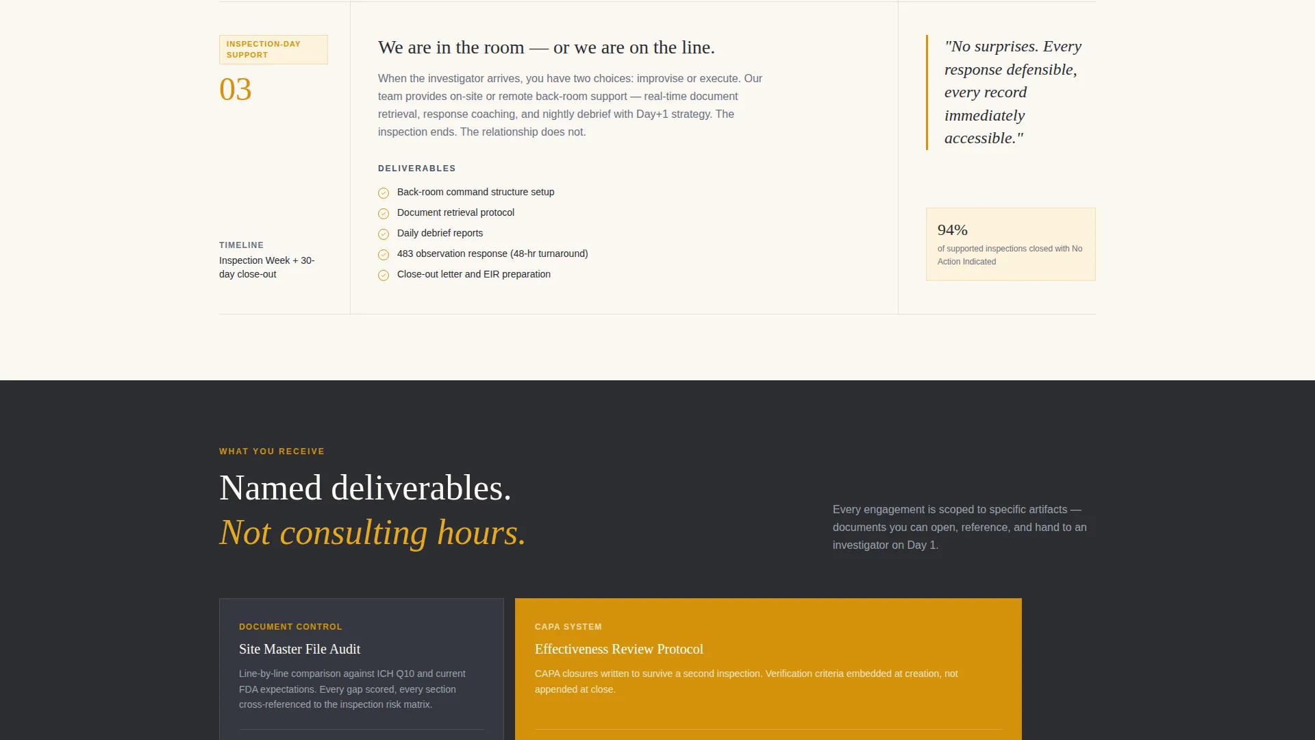 Expert Pharmaceutical Compliance Landing Page Template