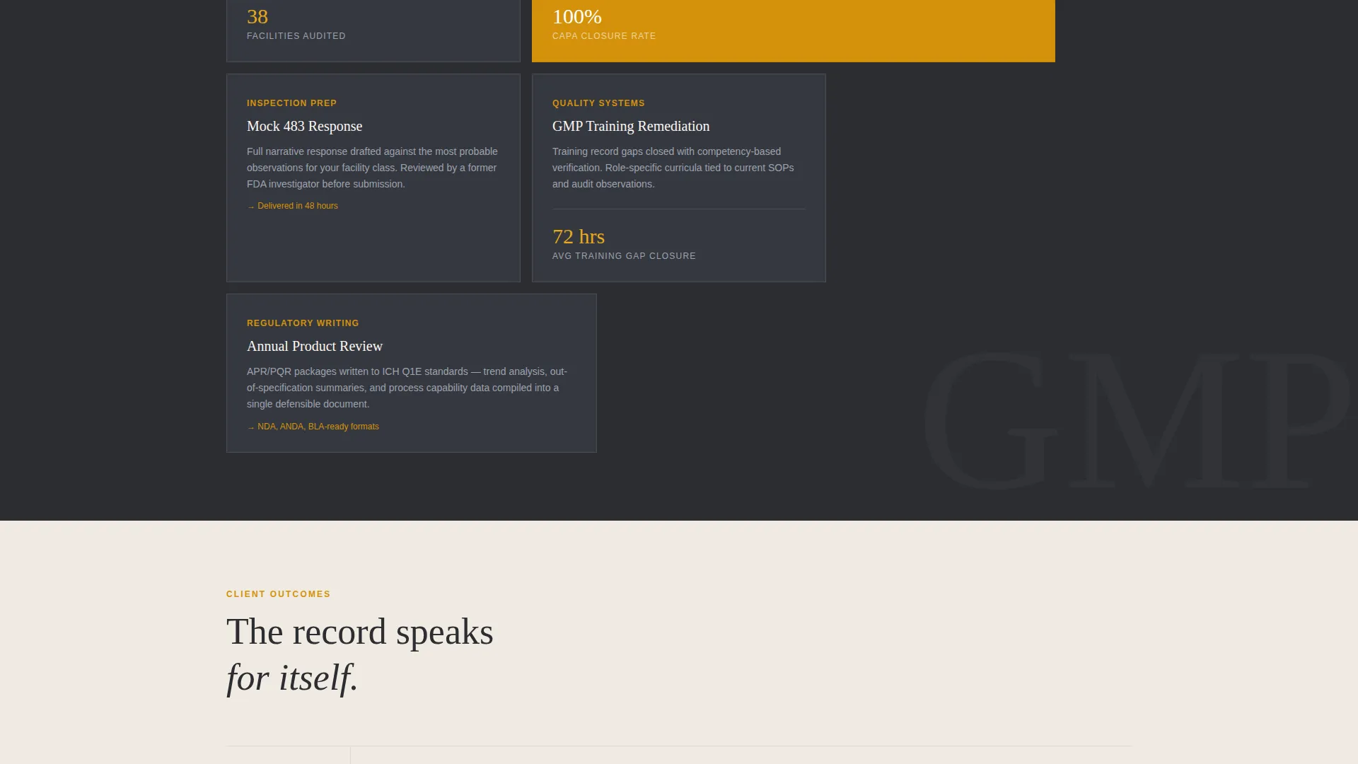Expert Pharmaceutical Compliance Landing Page Template